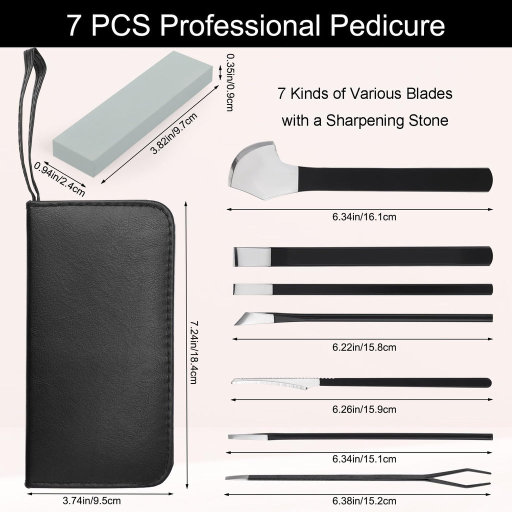 Segbeauty 7pcs Ingrown Toenail Removal Kit – Professional Pedicure Tools for Feet