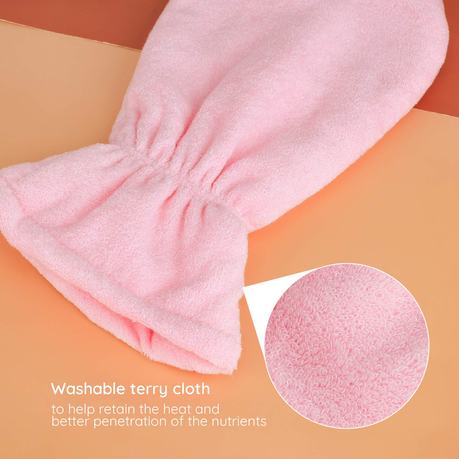 Segbeauty Thick Paraffin Wax Mitts – Heated Hand Spa Mitts for Women