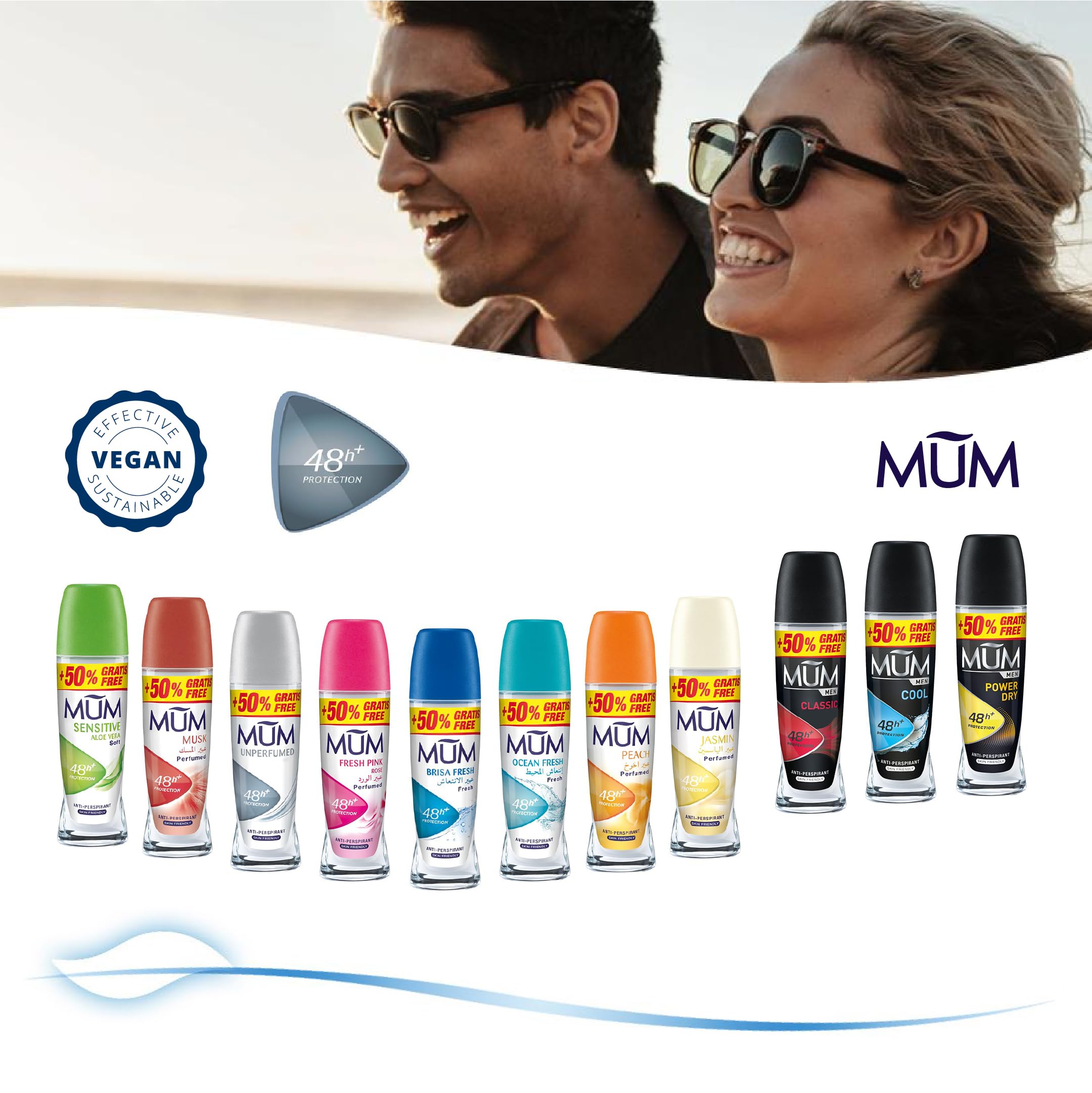 Seidensticker Mum Roll On Cool Blue – Refreshing Daily Roll-On