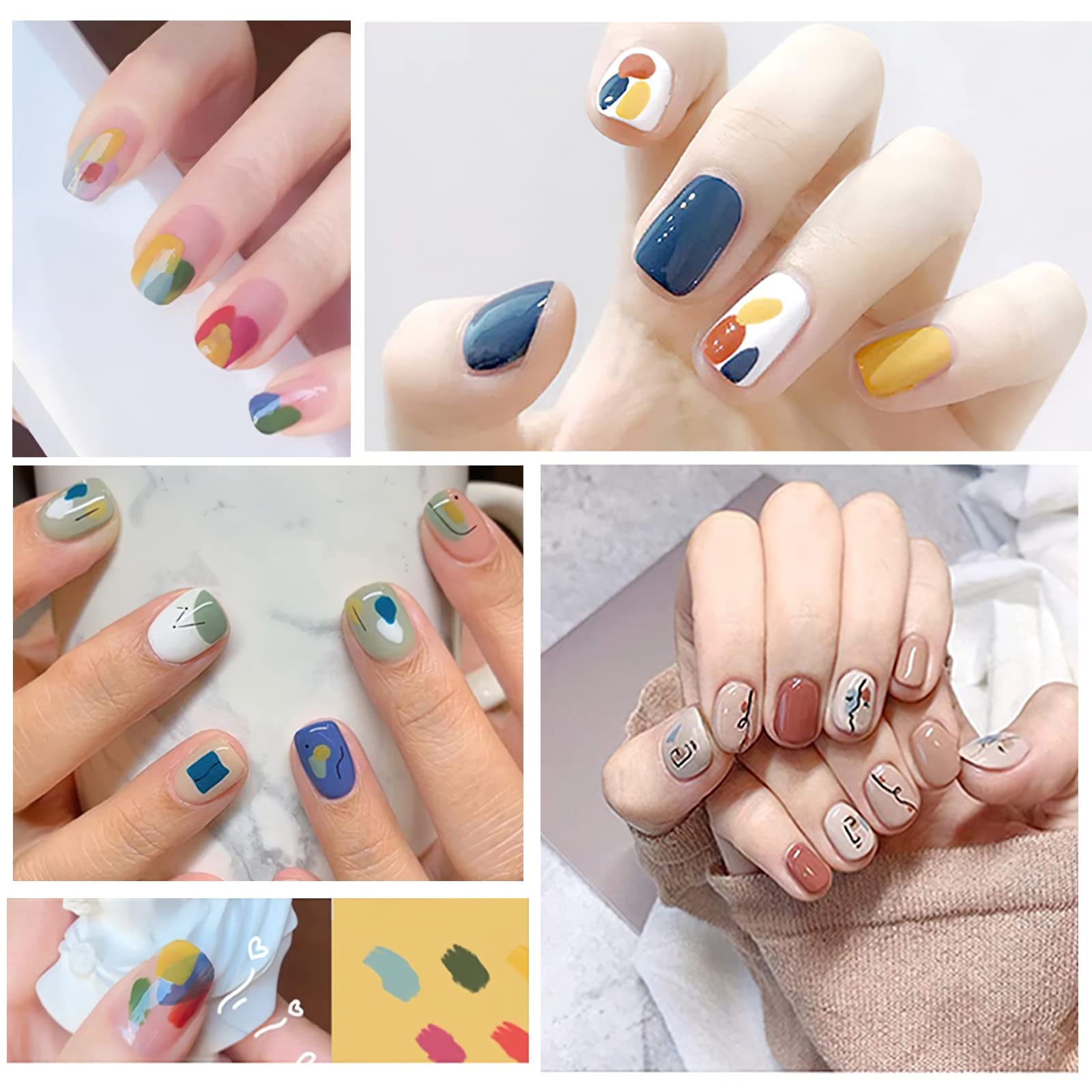SEISSO Stamping Polish Gels – 8 Colors UV/LED Soak-Off Nail Art Kit