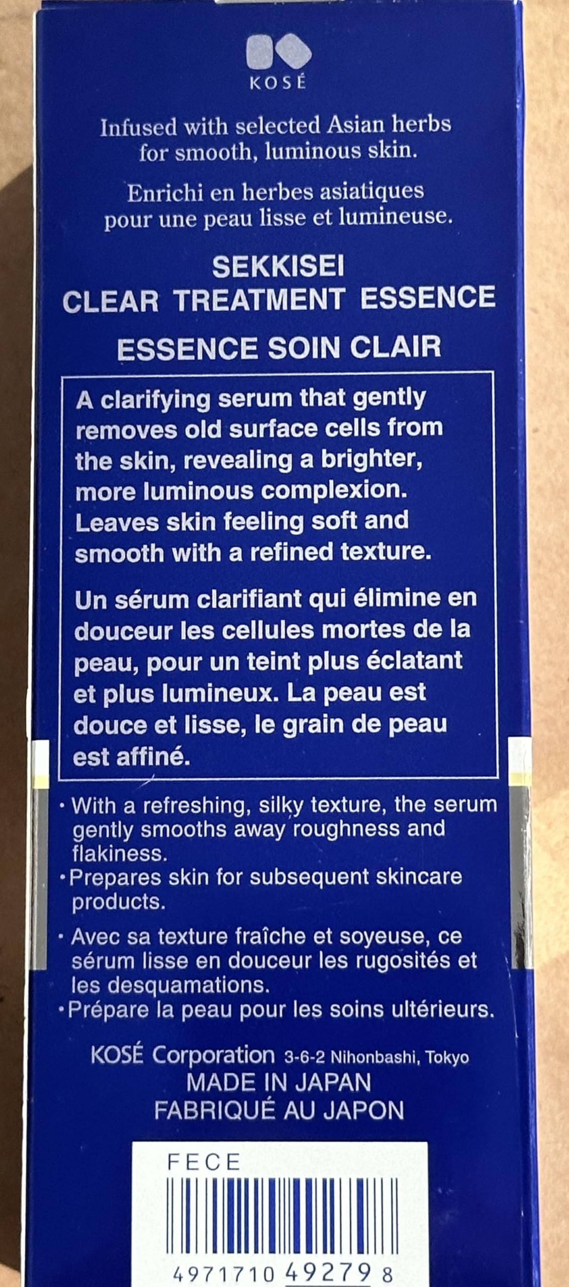 SEKKISEI Clear Treatment Essence – Renewing Skin Treatment (4.7 oz)