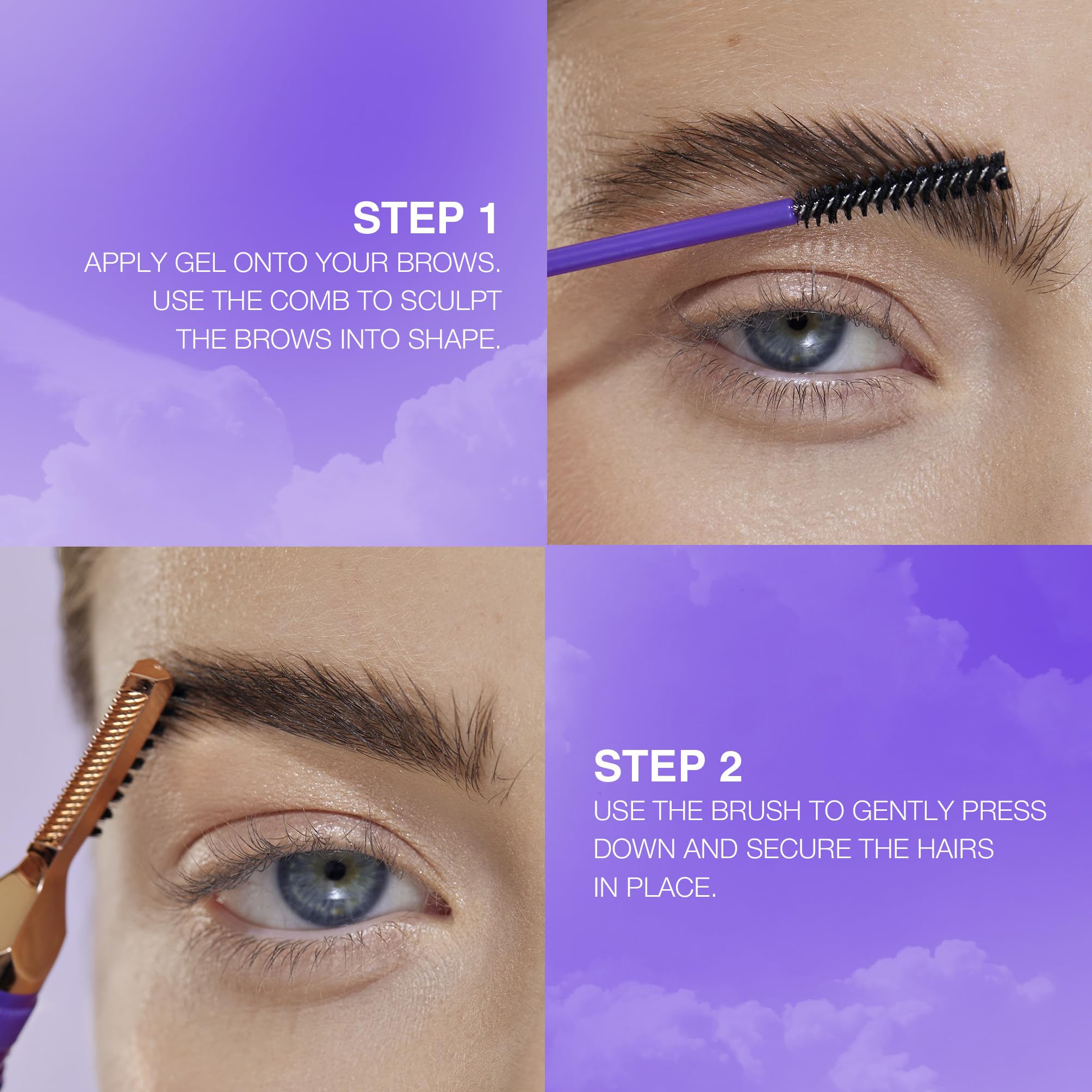 SELESTIA BEAUTY Laminatrix Clear Eyebrow Gel – Dual-Brush, Long-Lasting Laminated Look