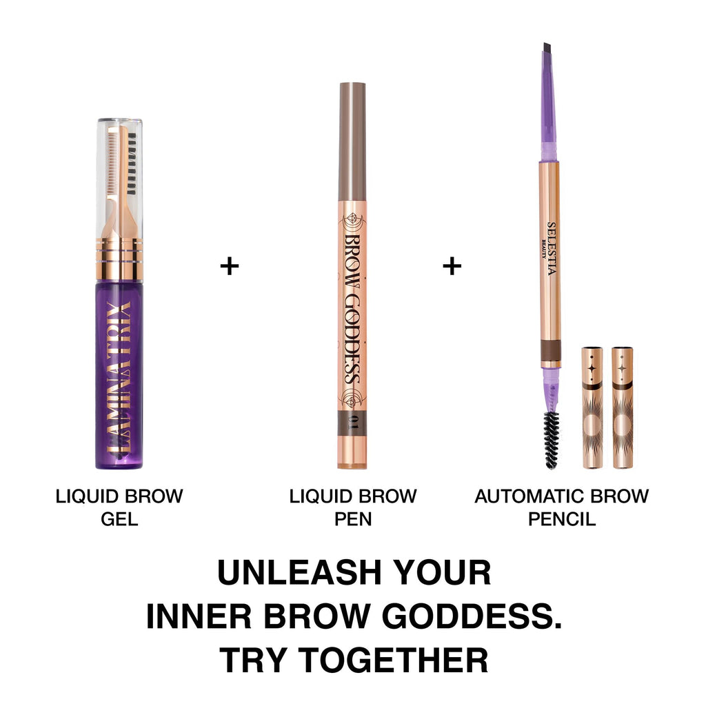 SELESTIA BEAUTY Laminatrix Clear Eyebrow Gel – Dual-Brush, Long-Lasting Laminated Look