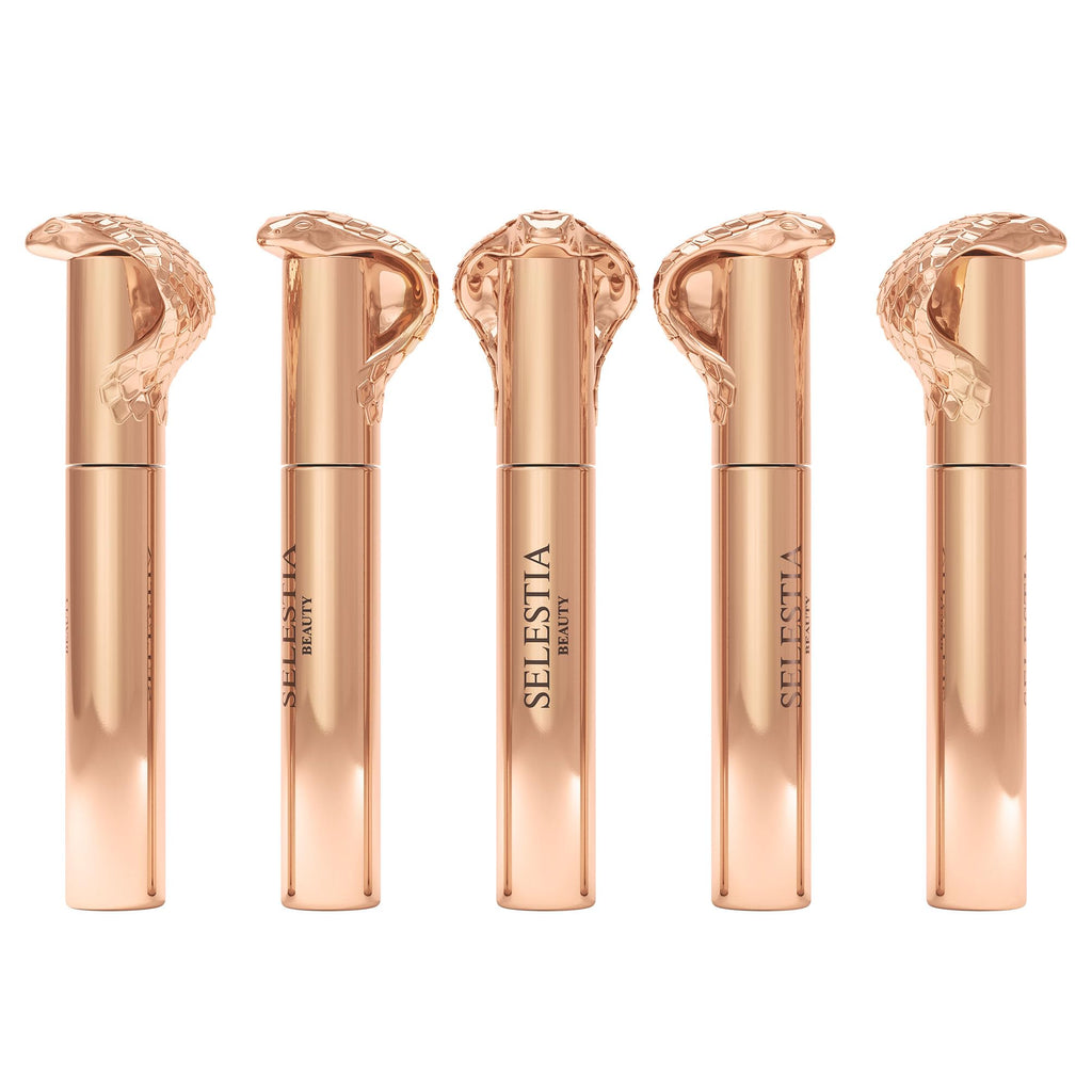 SELESTIA BEAUTY Queen Cobra Mascara – Volume, Curl & Length – Made in Italy – 0.34 fl oz