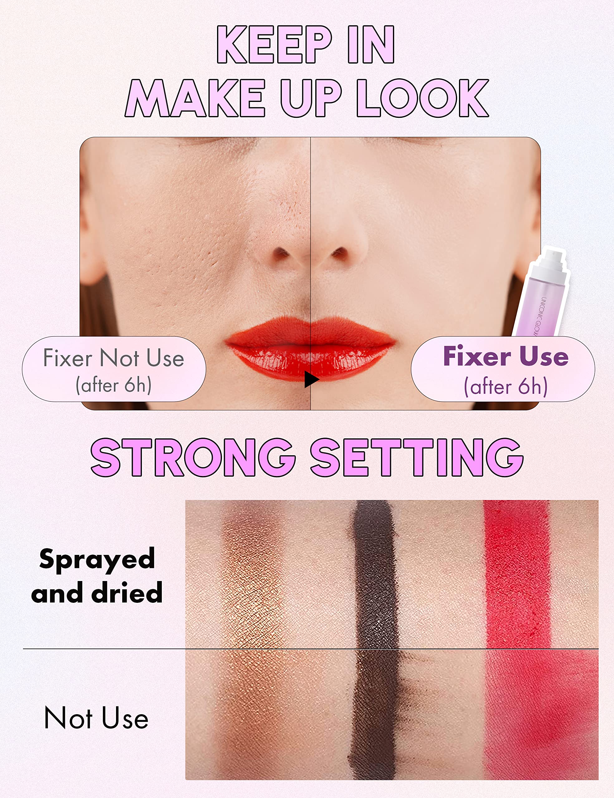 SELF BEAUTY Glow Makeup Setting Spray – Hydrating, Dewy Finish, Long-Lasting (100ml)