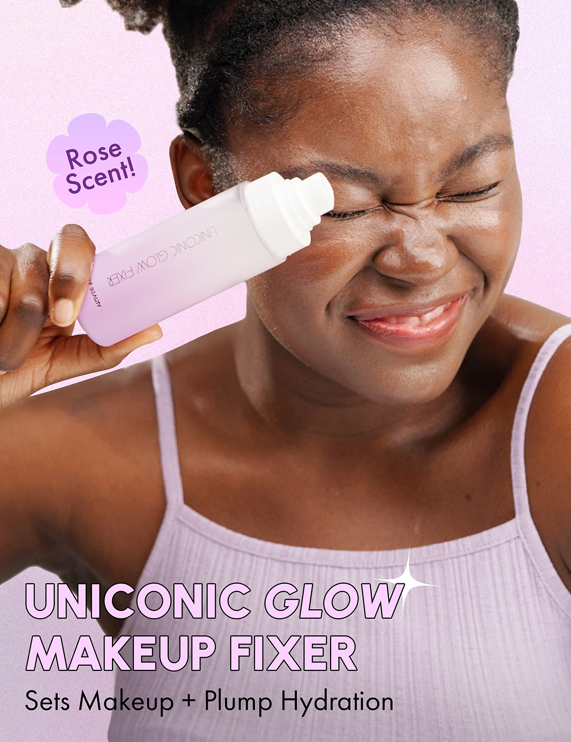 SELF BEAUTY Glow Makeup Setting Spray – Hydrating, Dewy Finish, Long-Lasting (100ml)