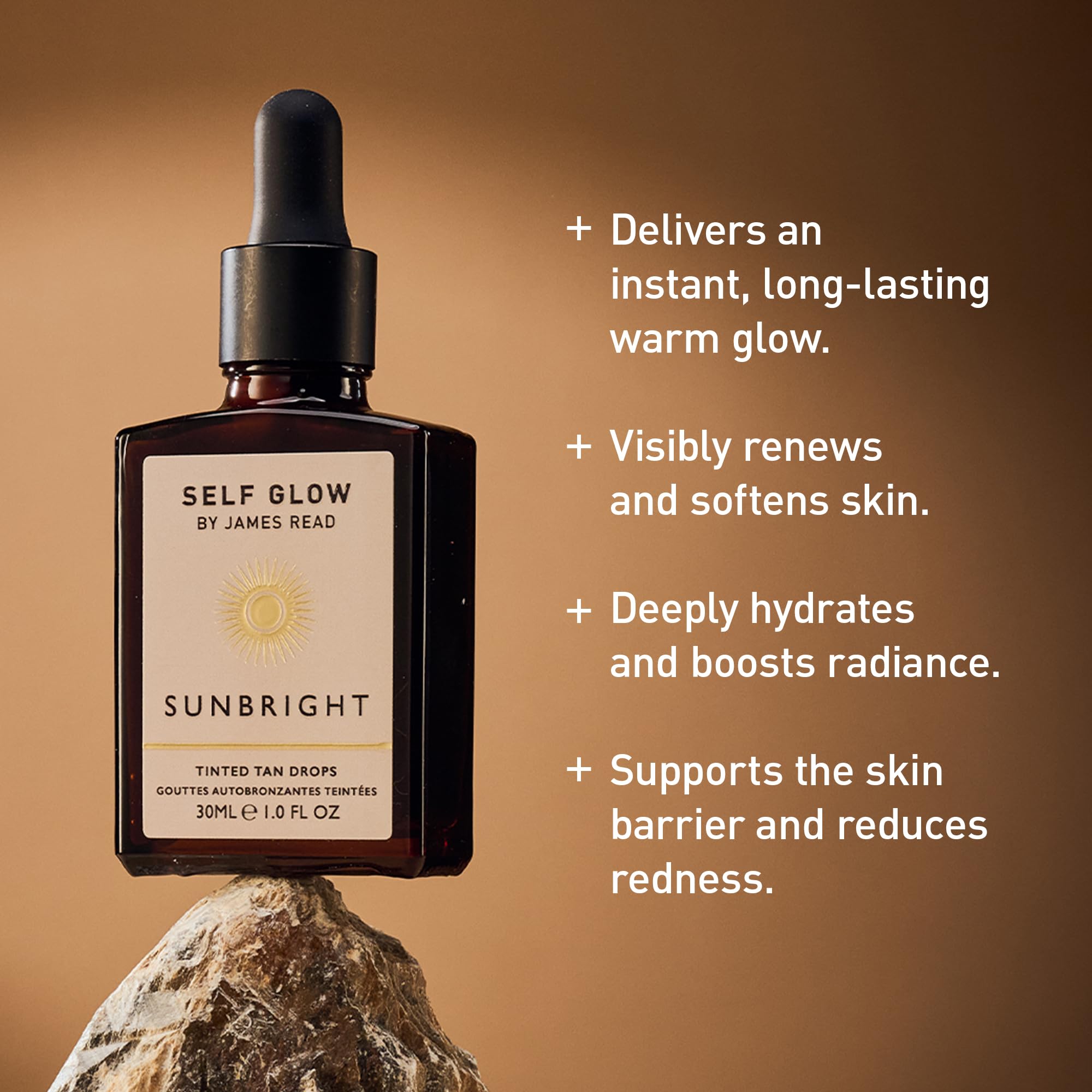 Self Glow by James Read Sunbright Mix-In Drops – Customizable Glow for Skincare