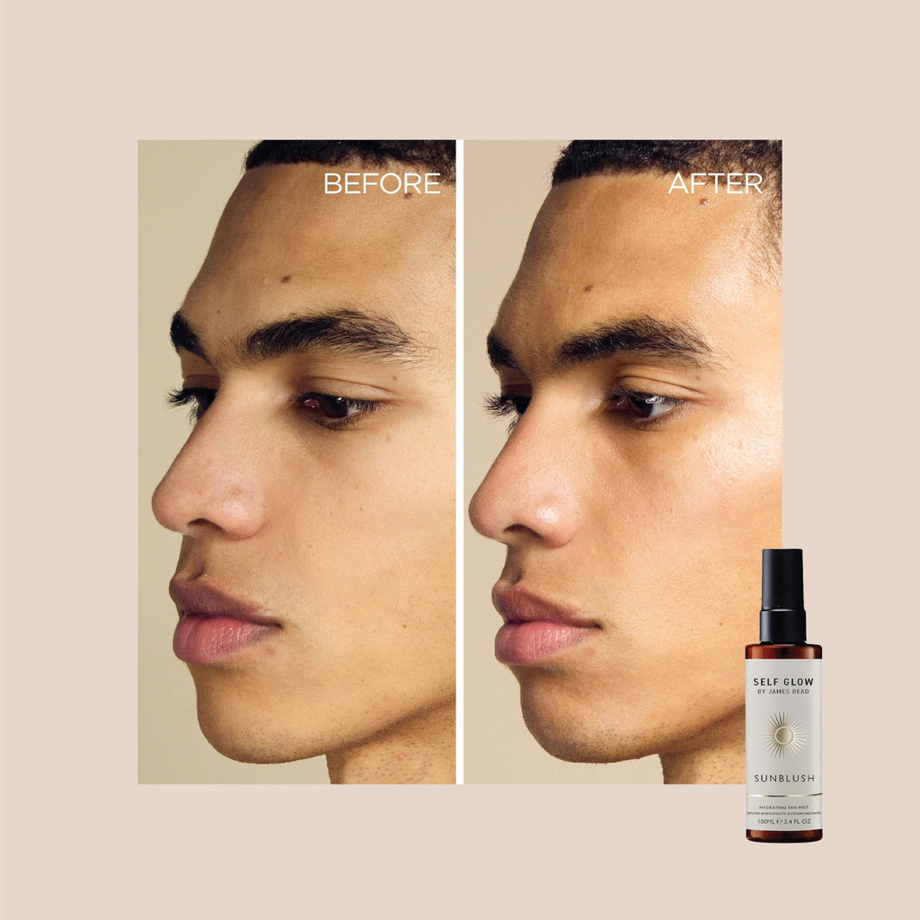 Self Glow by James Read Sunblush Hydrating Tan Mist Travel Size – Buildable Rosewater Glow