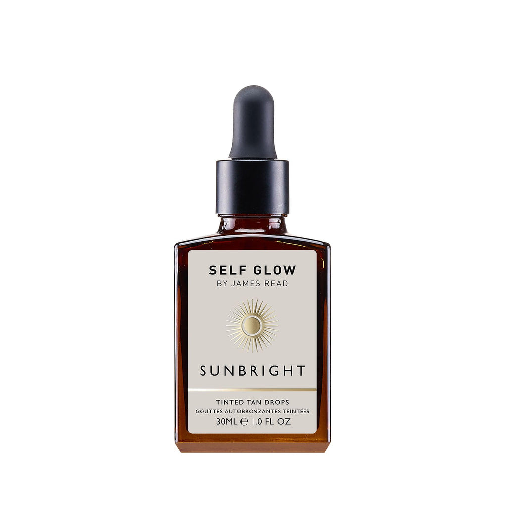 Self Glow by James Read Sunbright Mix-In Tinted Tan Drops — Custom Glow for Moisturizer, Serum, or Makeup