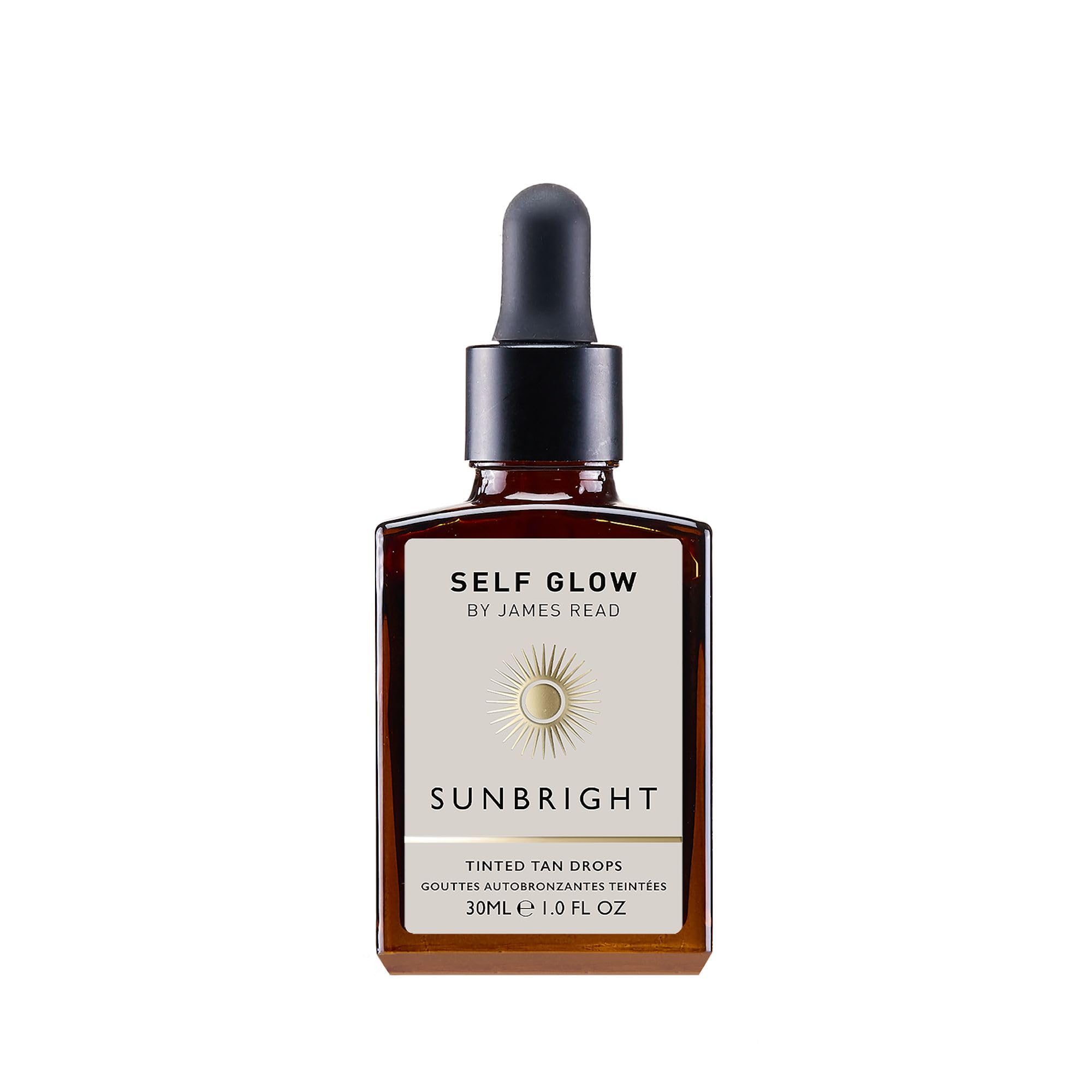 Self Glow by James Read Sunbright Mix-In Tinted Tan Drops — Custom Glow for Moisturizer, Serum, or Makeup