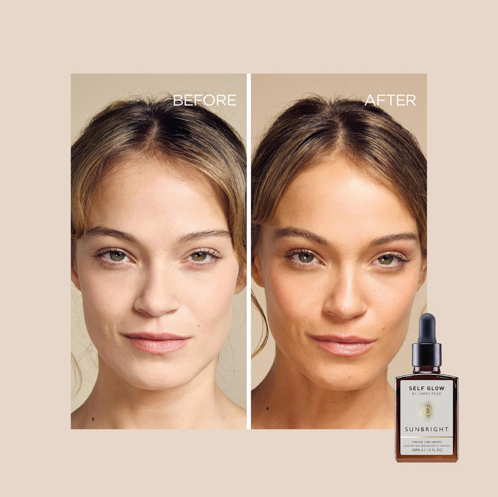 Self Glow by James Read Sunbright Mix-In Drops – Customizable Glow for Skincare