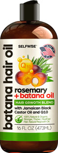 SELFWISE Batana Oil for Hair Growth – 100% Pure, Organic, Cold-Pressed, Unrefined from Honduras