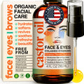 SELFWISE Organic Castor Oil – Face Moisturizer, Brow & Lash Conditioner, 4oz