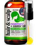 SELFWISE Organic Rosemary Oil for Hair Growth with 10-Oil Upgrade – 8oz