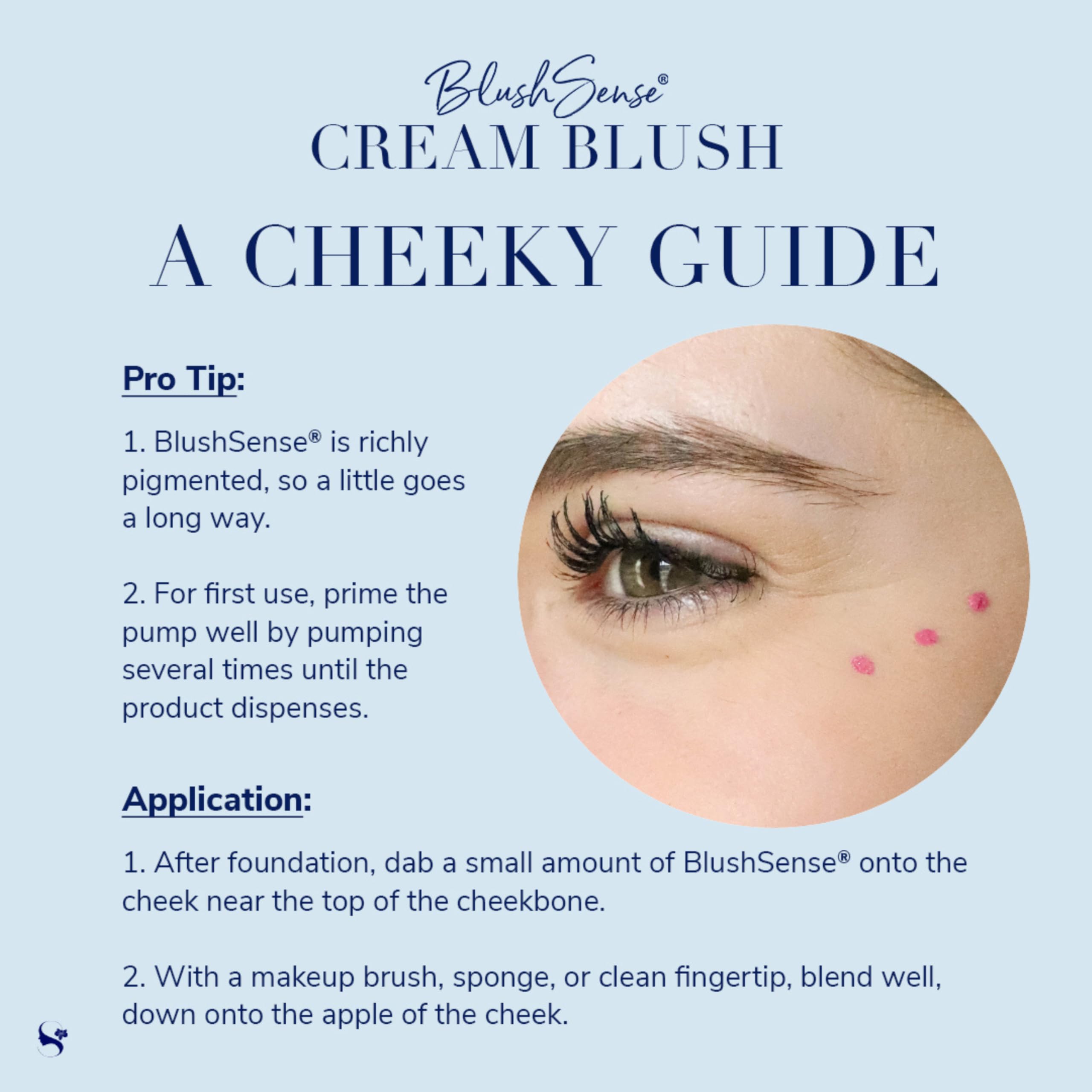 SeneGence BlushSense Cream Blush Pink Berry – Hydrating Buildable Color (0.25 oz)