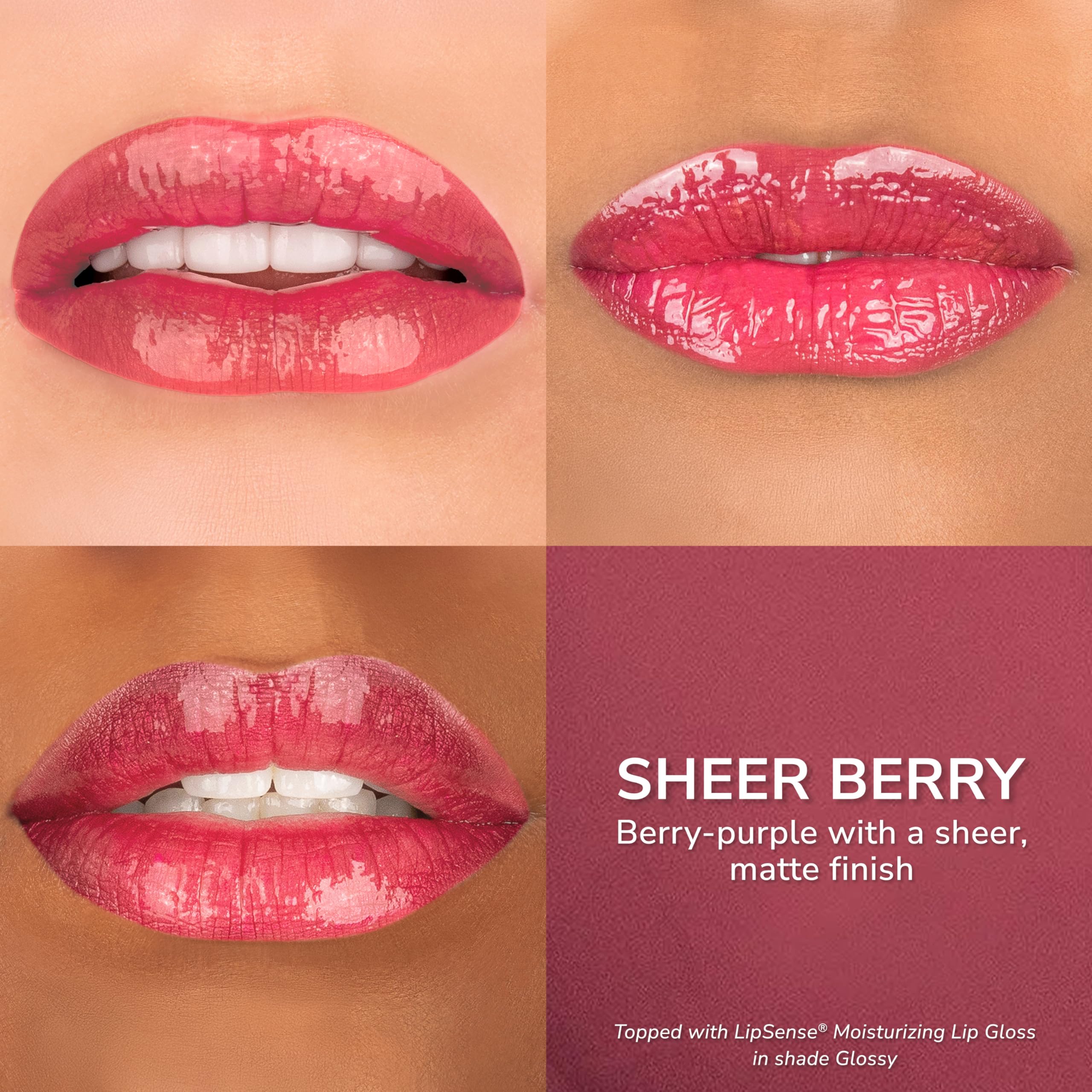 SeneGence LipSense Long-Lasting Lipstick – 18-Hour Wear, Waterproof, Vegan, Paraben-Free