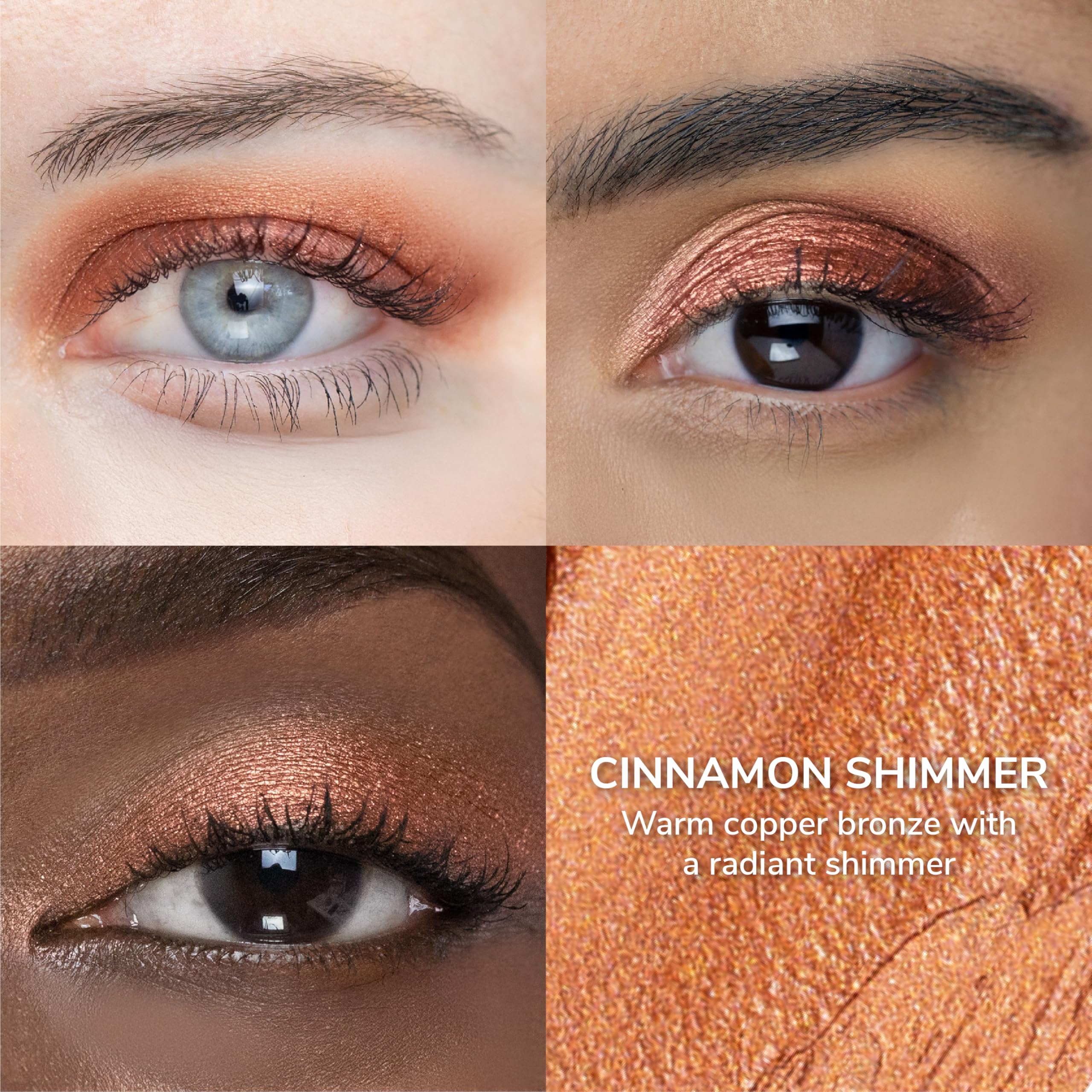 SeneGence ShadowSense EyeShadow Cinnamon Shimmer – Creme-to-Powder, Waterproof & Long-Lasting