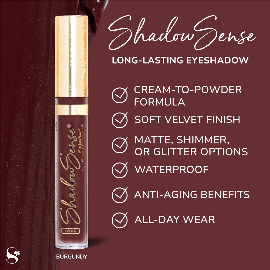ShadowSense Burgundy Eyeshadow by SeneGence | Creme-to-Powder, Waterproof & All-Day Wear