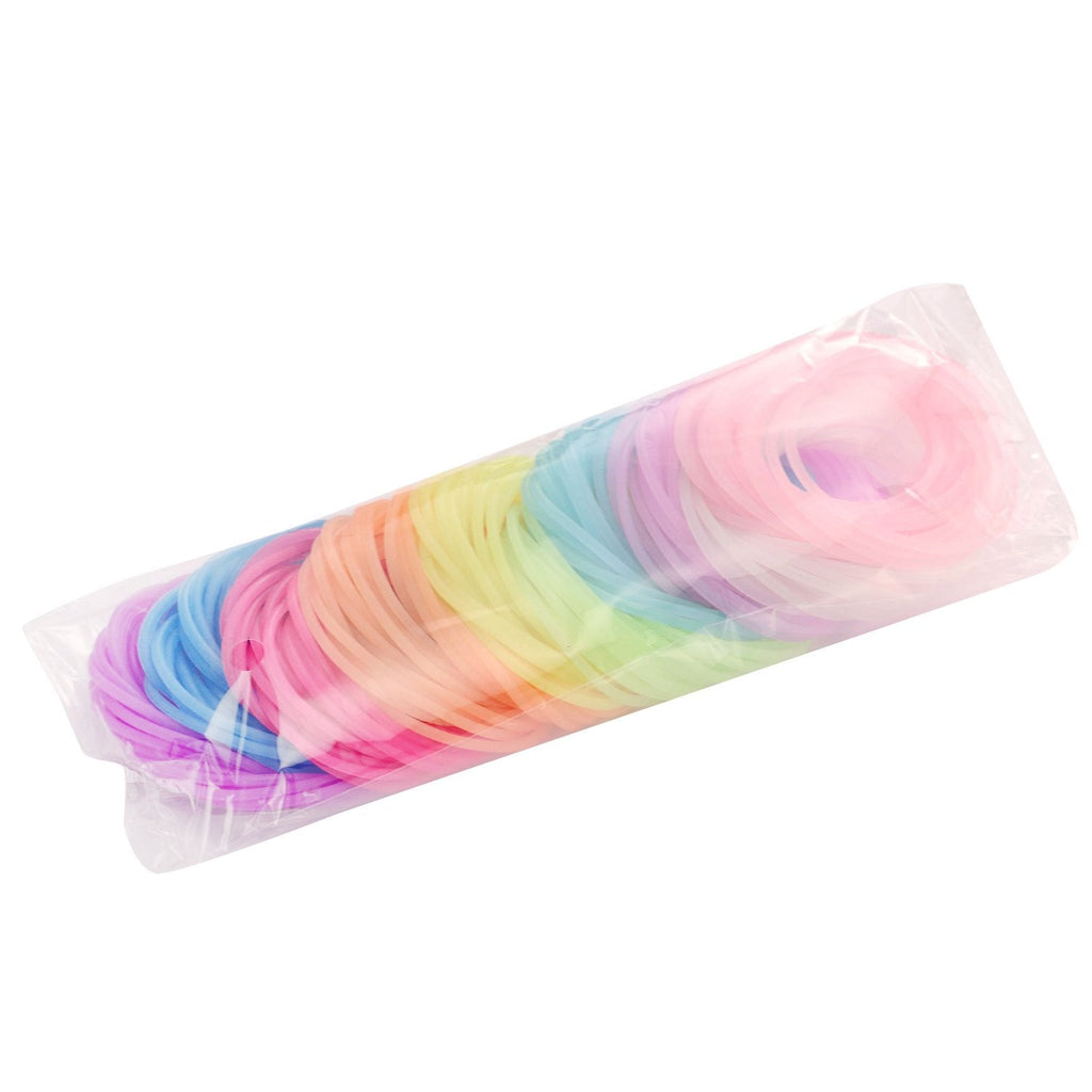 Senkary 120-Piece Glow Neon Silicone Jelly Bracelets – 10 Colors, 80s Party Favors