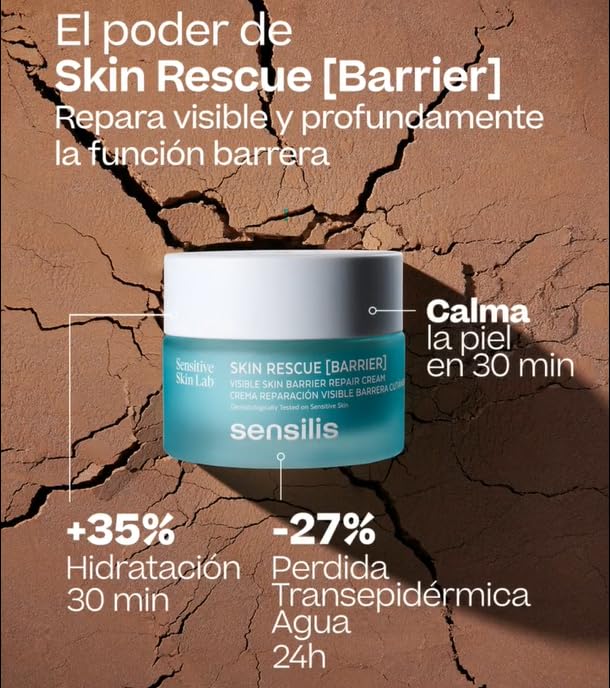 Sensilis Skin Rescue Barrier Repair Cream – Visible Skin Barrier Support (50 ml)