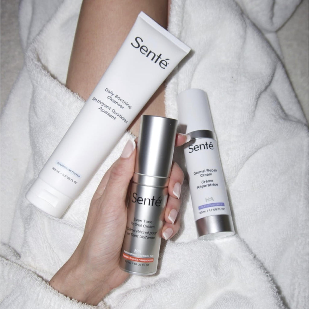Senté Even Tone Retinol Cream – 0.5% Retinol with HSA & Skin-Firming DSA, 1 oz