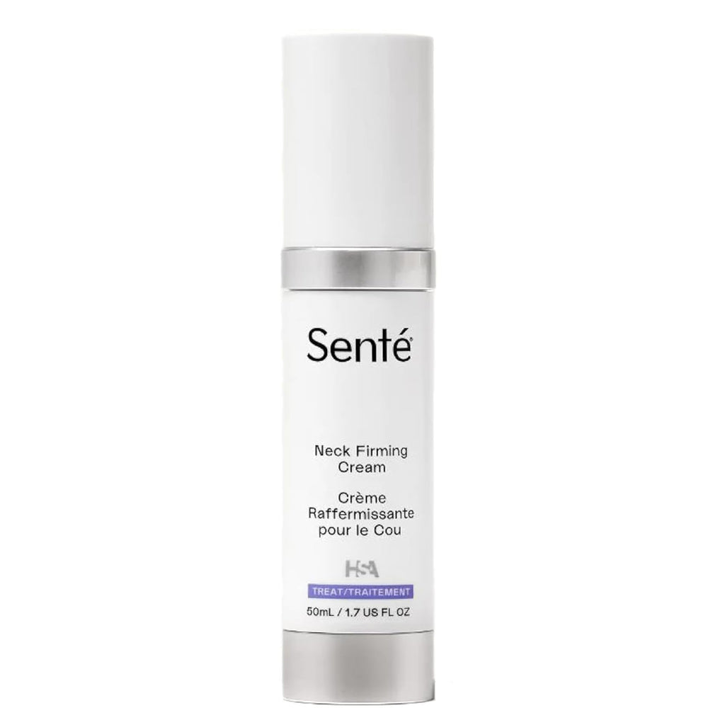 Sente Firming Neck Cream for Crepey Skin & Vertical Lines | Lifts, Firms & Smooths Neck & Décolleté | HSA, Caffeine, Vitamin C | 1.7 oz