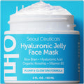 SeoulCeuticals Korean Skin Care Hyaluronic Acid Jelly Mask – Rice Bran, Vitamin B5, Rosehip (2 oz)