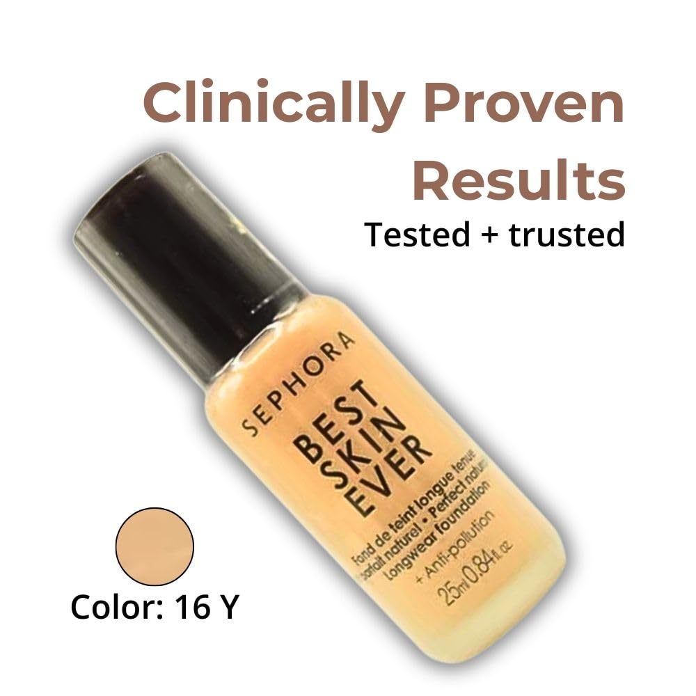 SEPHORA COLLECTION Best Skin Ever Liquid Foundation Unisex 16 Y – Hydrating, Medium Coverage, Natural Finish