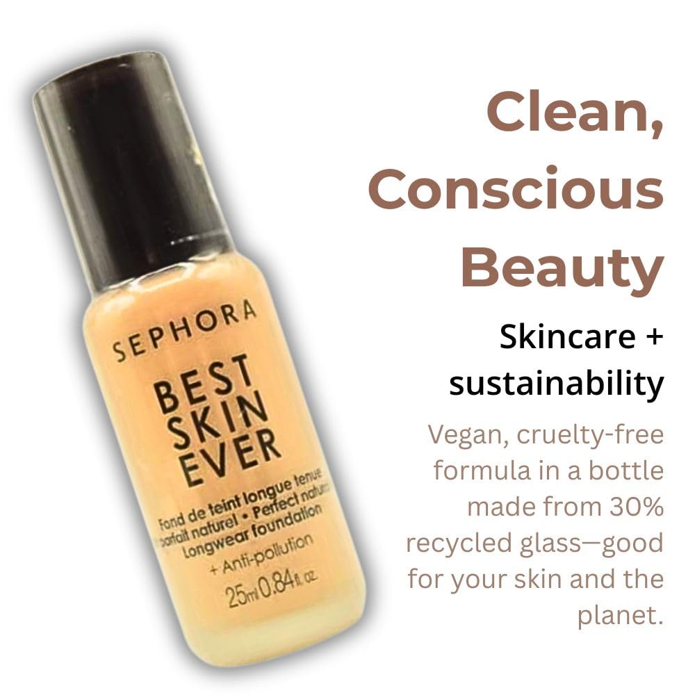 SEPHORA COLLECTION Best Skin Ever Liquid Foundation Unisex 16 Y – Hydrating, Medium Coverage, Natural Finish