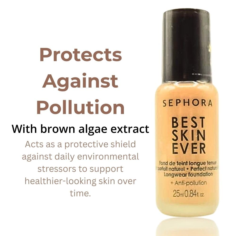 SEPHORA COLLECTION Best Skin Ever Liquid Foundation Unisex 16 Y – Hydrating, Medium Coverage, Natural Finish