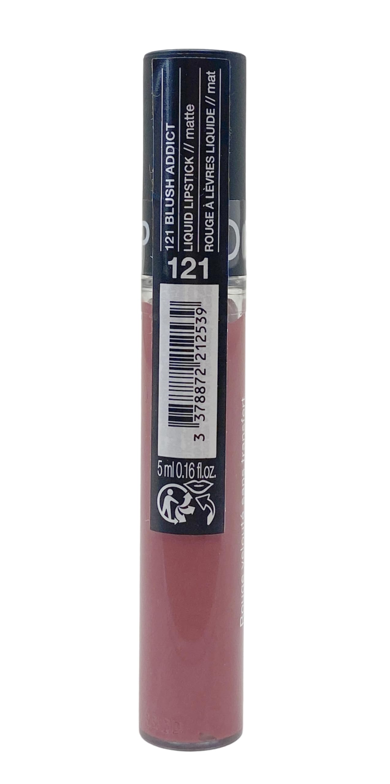 SEPHORA COLLECTION Cream Lip Stain 10HR Liquid Lipstick - 121 Blush Addict (0.16 oz) | Matte Lip Color