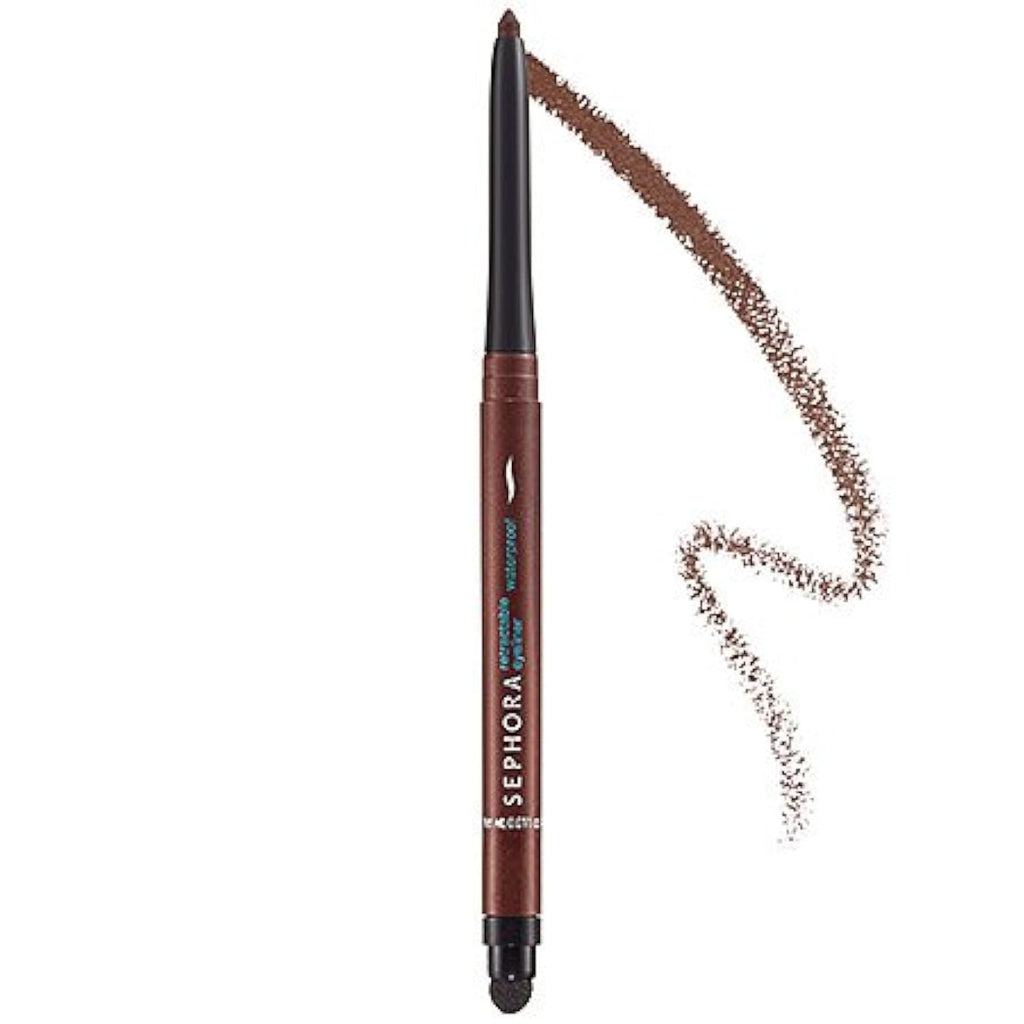 SEPHORA COLLECTION Retractable Waterproof Eyeliner 08 Brown – Long-Lasting, Smudge-Proof