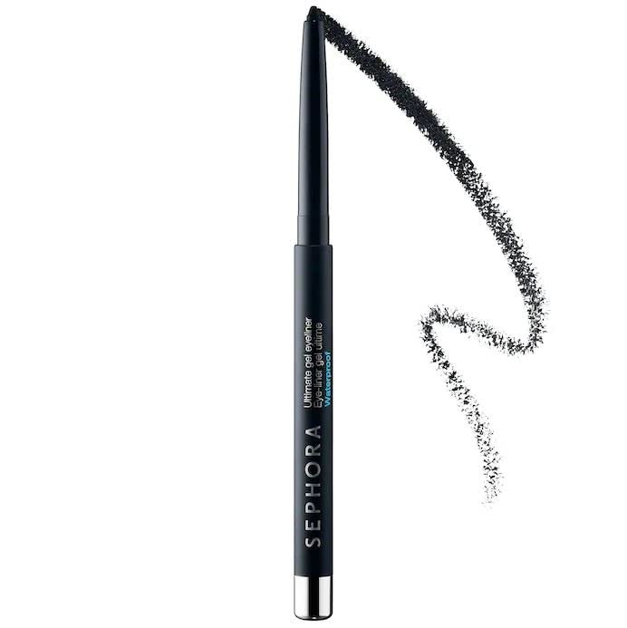 SEPHORA COLLECTION Ultimate Gel Waterproof Eyeliner Pencil Matte Black | Long-Lasting, Smudge-Proof