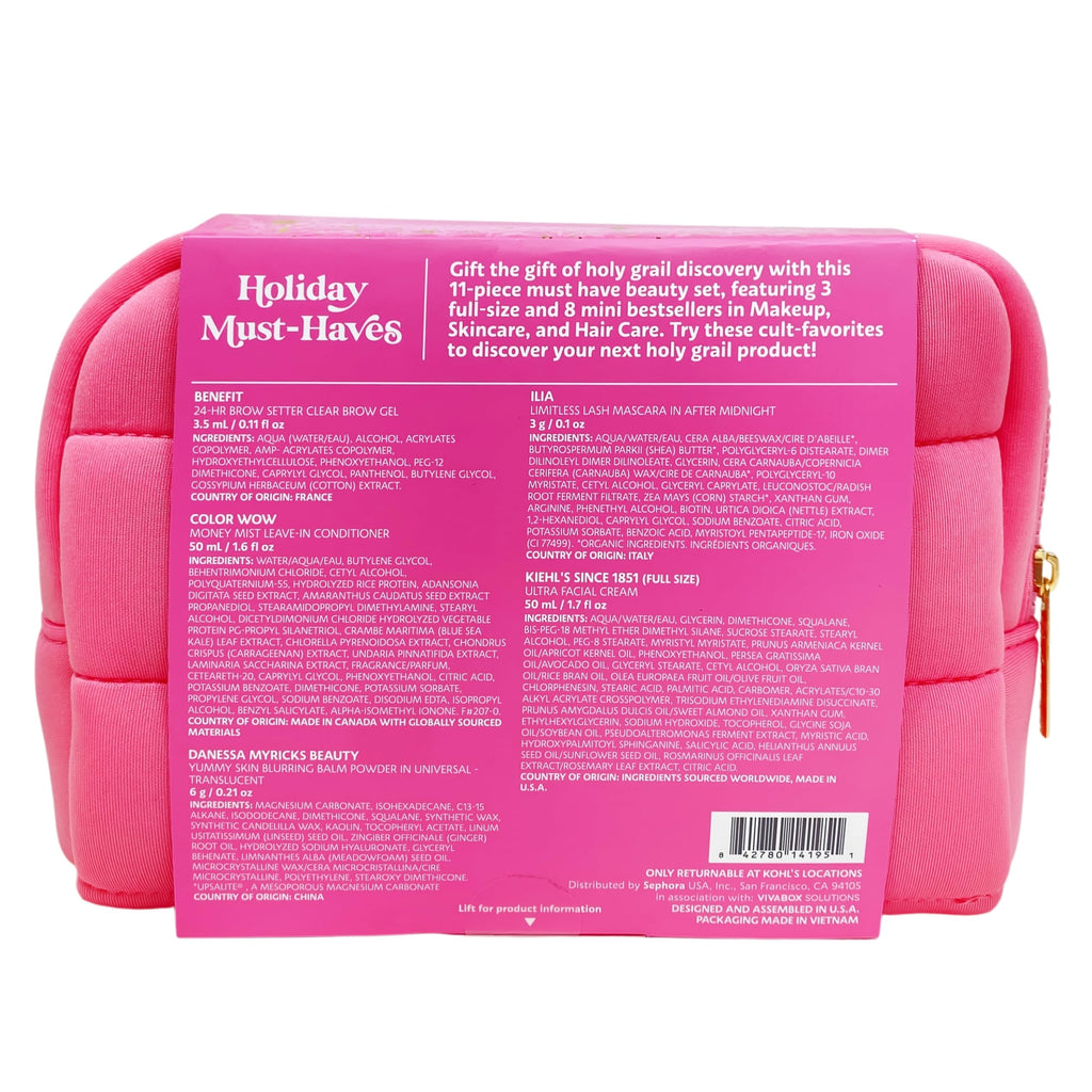 SEPHORA Favorites Holiday Must-Haves 11-Piece Gift Set – Includes 3 Full-Size & 3 Mini Favorites
