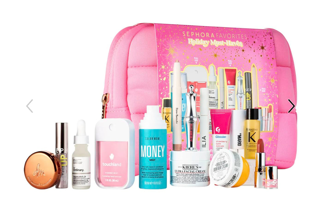 SEPHORA Favorites Holiday Must-Haves Gift Set – 14 Beauty Bestsellers (Makeup, Skincare, Hair)