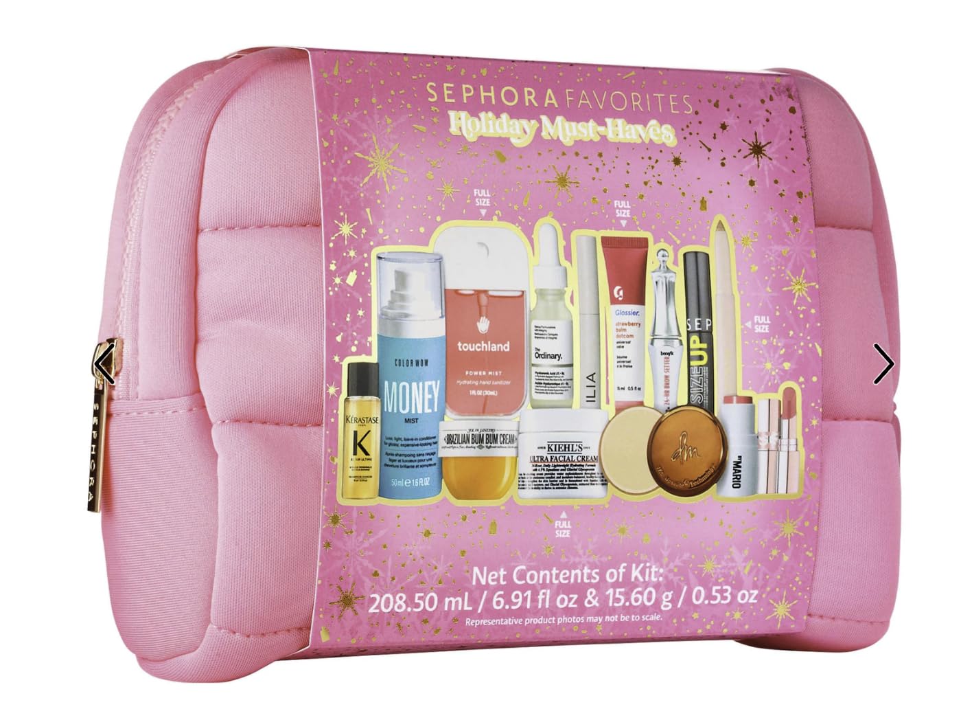 SEPHORA Favorites Holiday Must-Haves Gift Set – 14 Beauty Bestsellers (Makeup, Skincare, Hair)