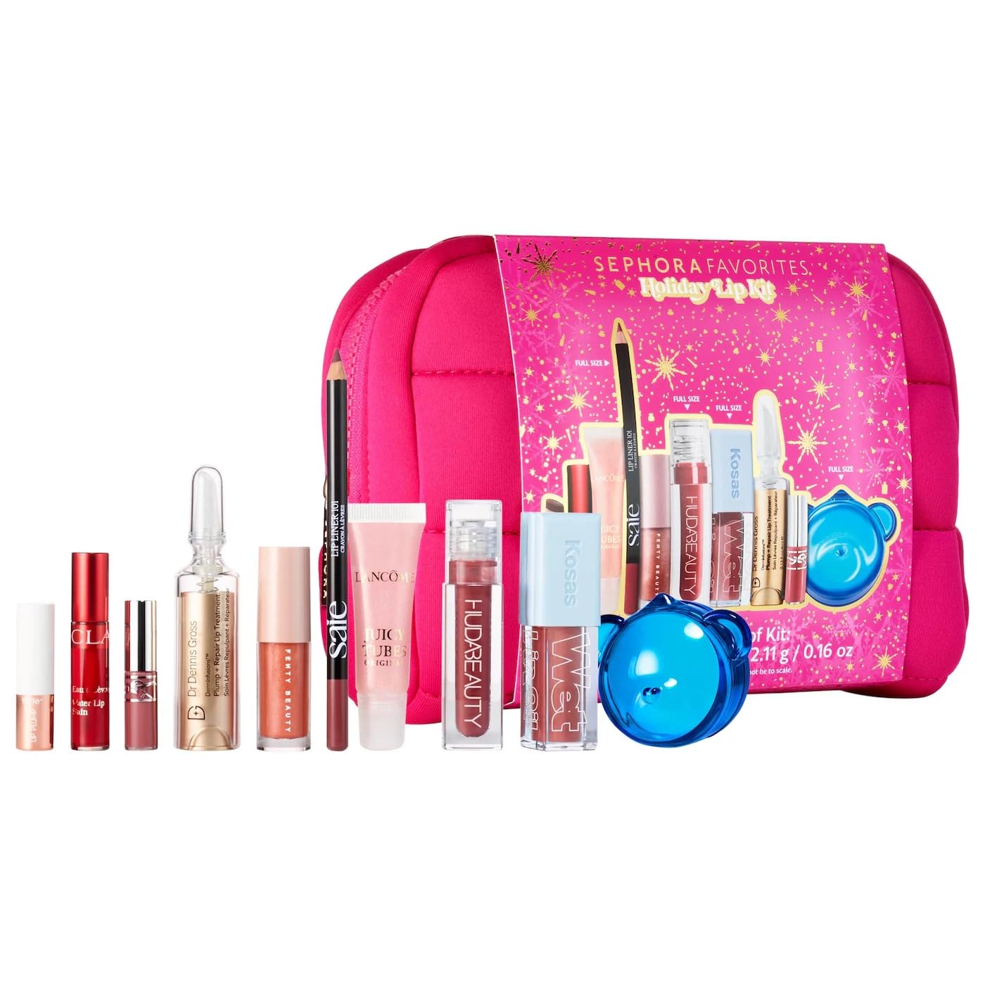 SEPHORA Holiday Lip Value Set: 10-Piece Gloss, Liner, Oil & Treatment Collection
