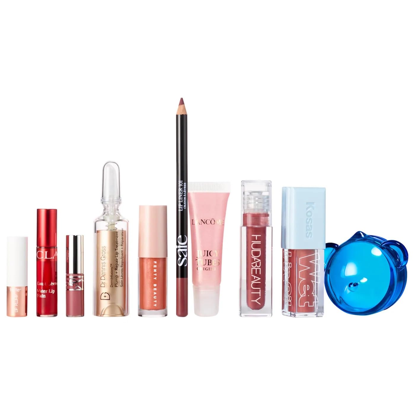 SEPHORA Holiday Lip Value Set: 10-Piece Gloss, Liner, Oil & Treatment Collection