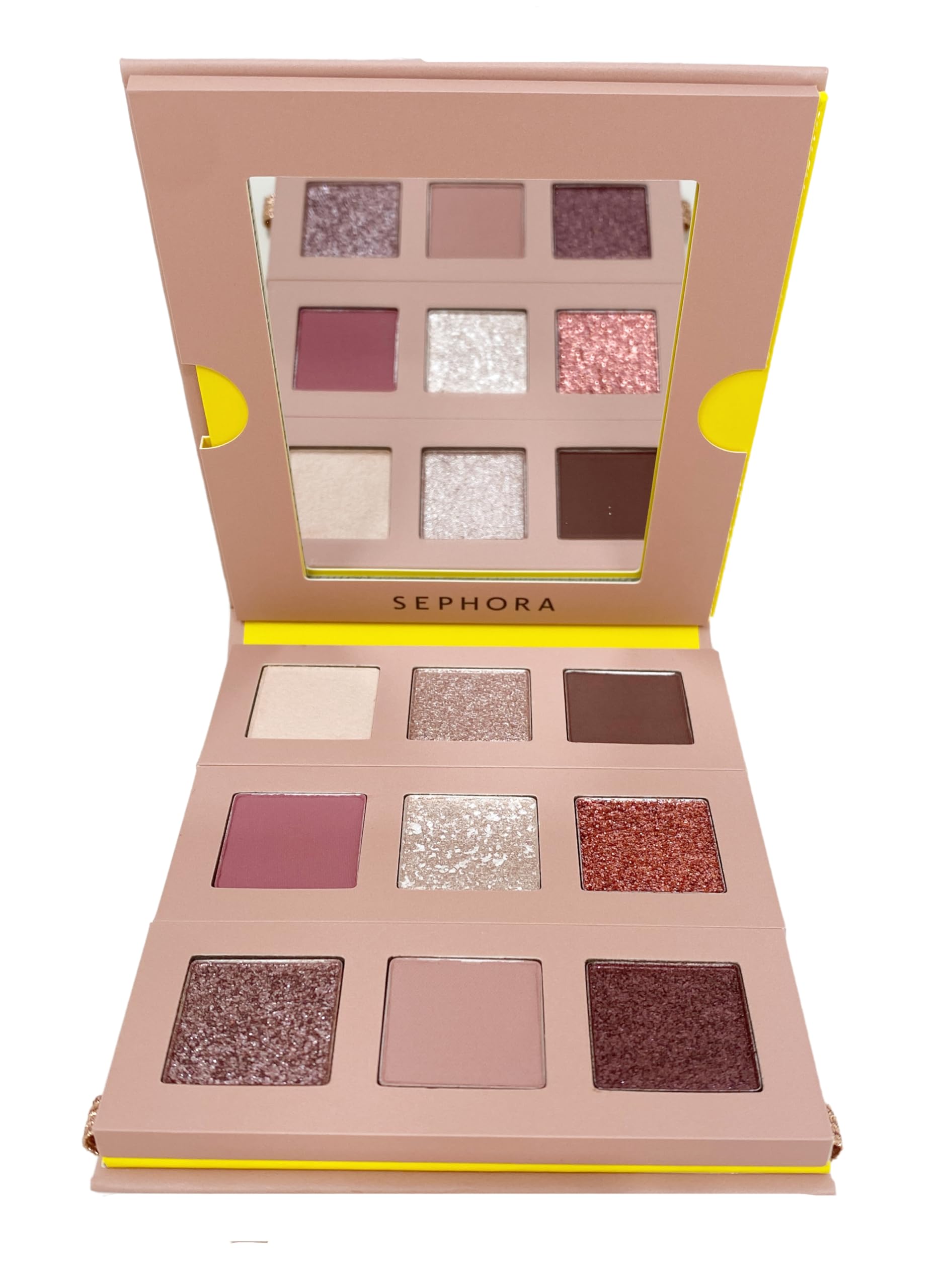 SEPHORA COLLECTION Mega Mix Eyeshadow Palette – Rebellious Rosey Nude (0.27 oz) | 9-Color Trio