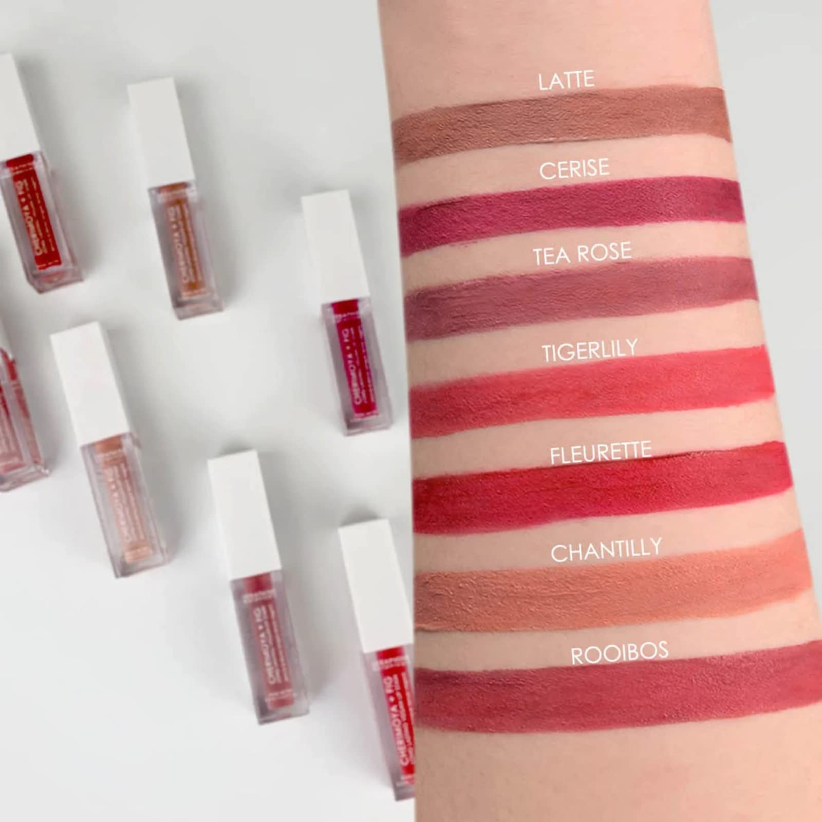 Seraphine Botanicals Lip Stain - Cherimoya & Fig Extracts | Long-Lasting Vegan Lip Color