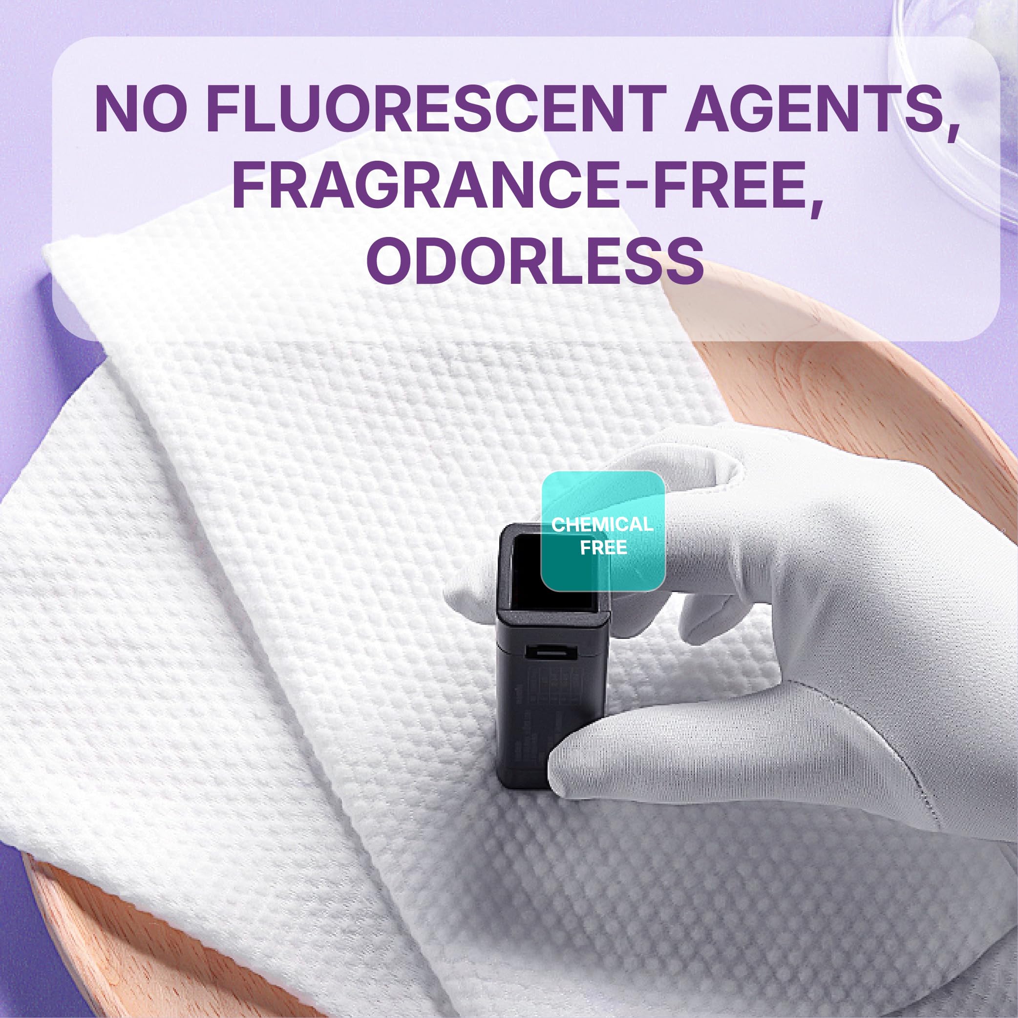 Serenorch XL Disposable Face Towels – Pearl Texture for Deep Cleansing (100 Count)