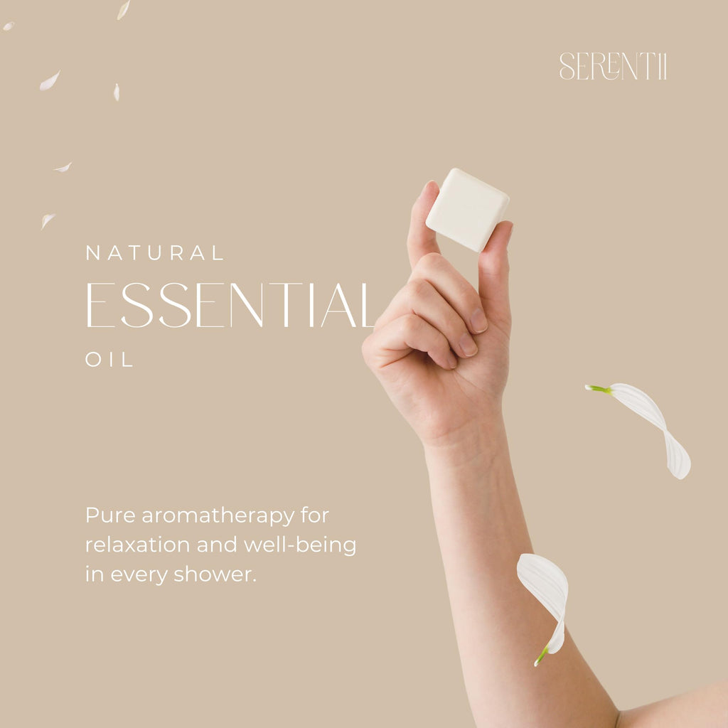 Serentii Shower Steamers – Orange Blossom Aromatherapy, 12 Tablets | Relaxation & Self-Care