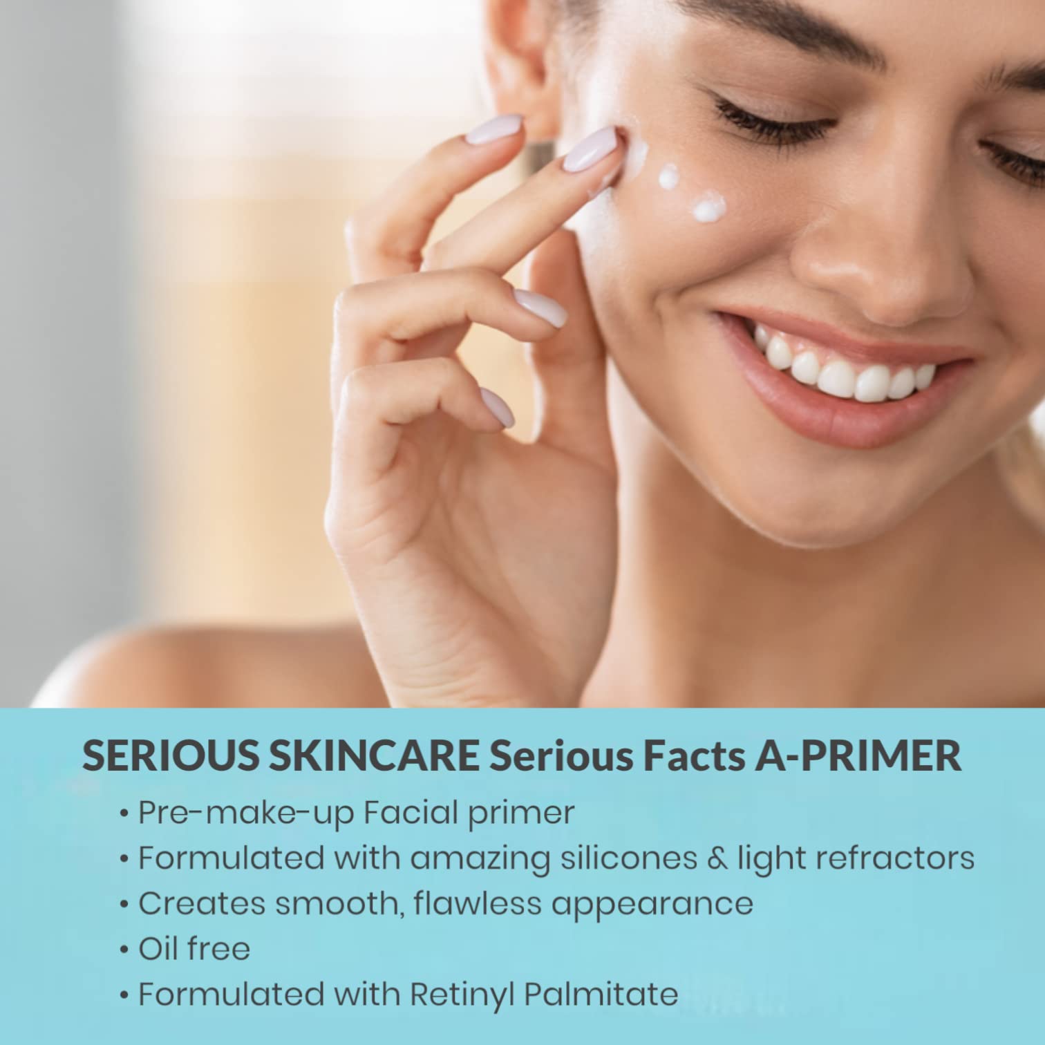 Serious Skincare INSTA-TOX Wrinkle Smoothing Serum .75oz + A Defiance Primer 2oz Duo
