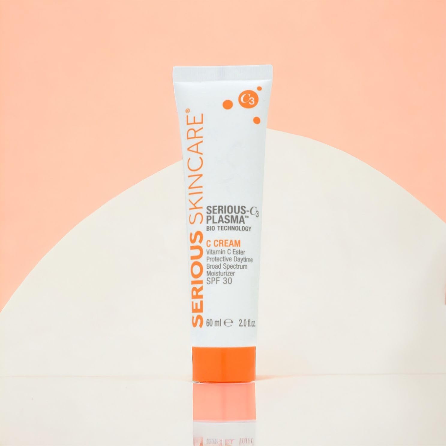 Serious Skincare Vitamin C SPF 30 Broad Spectrum Sunscreen Moisturizer for Face — Hydration, No White Cast