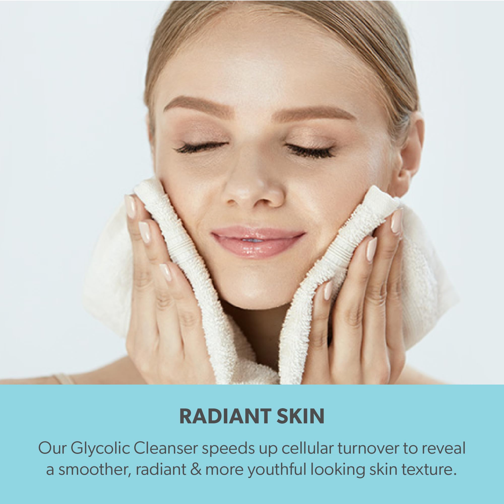 Serious Skincare Glycolic Cleanser – Daily Exfoliating Face Wash with 10% Glycolic