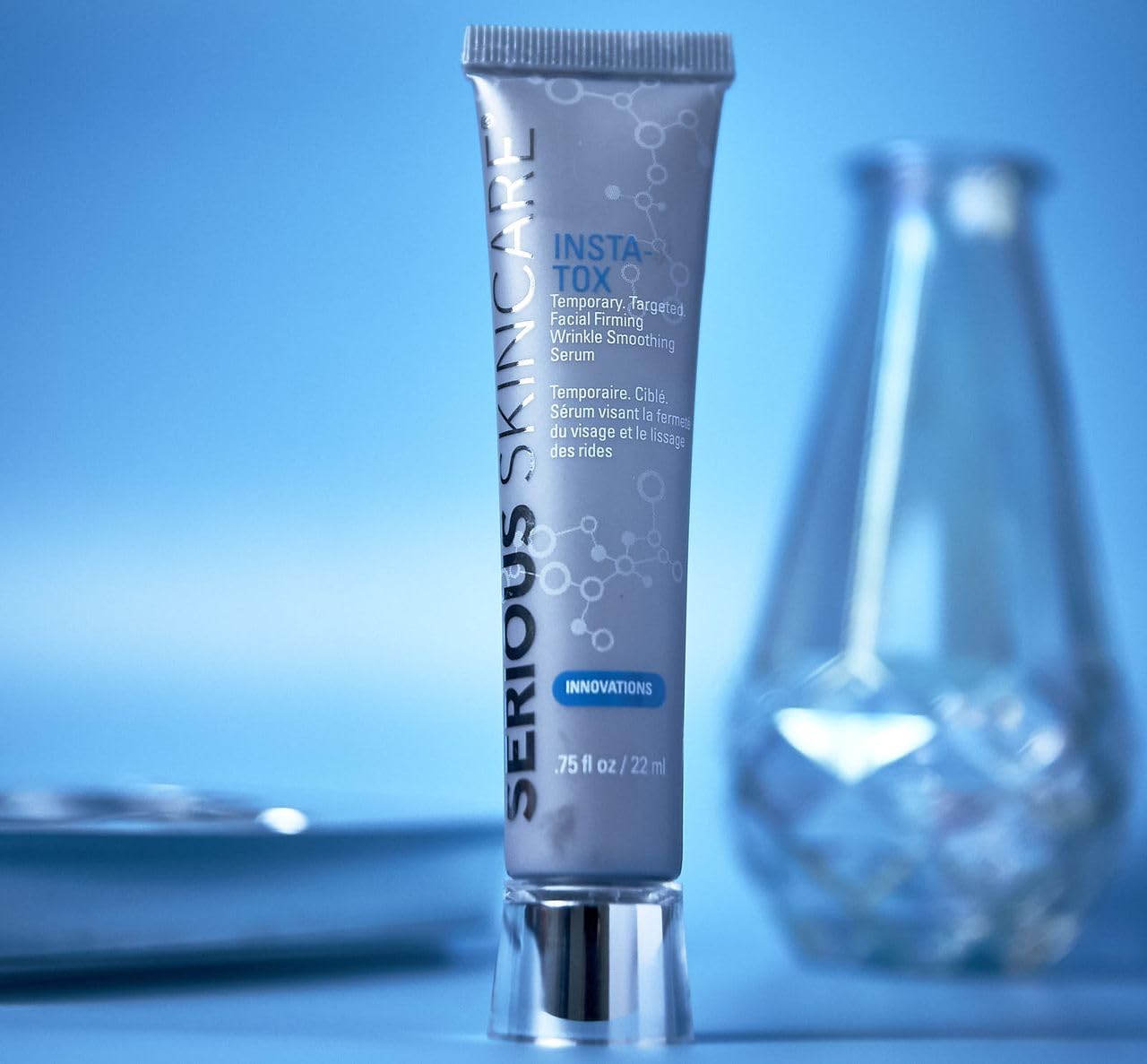 Serious Skincare INSTA-TOX Instant Wrinkle Filler – Quick Facial Tightening & Pore Blur 0.75 oz