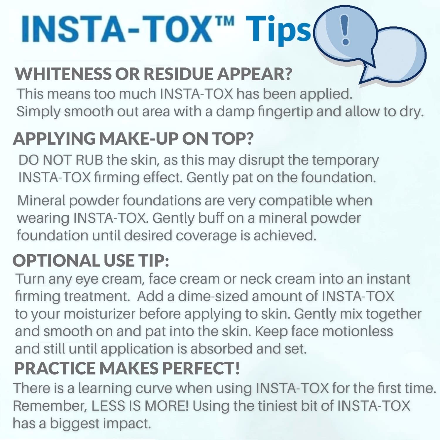 Serious Skincare INSTA-TOX Instant Wrinkle Filler – Quick Facial Tightening & Pore Blur 0.75 oz