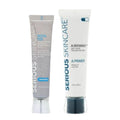 Serious Skincare INSTA-TOX Wrinkle Smoothing Serum .75oz + A Defiance Primer 2oz Duo