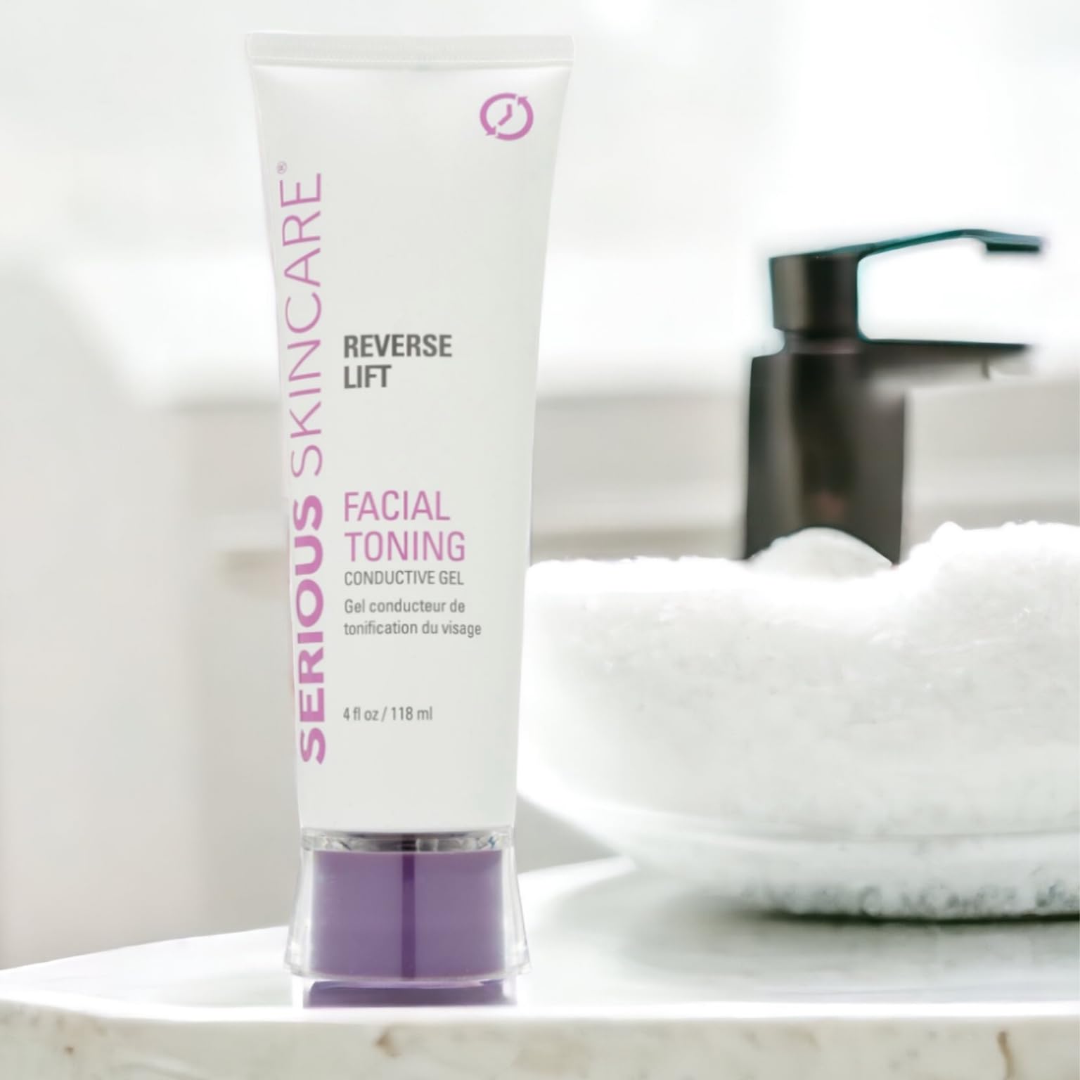 Serious Skincare Collagen Conductive Activator Gel – Hydrating, Non-Sticky, 4 oz for Microcurrent & RF
