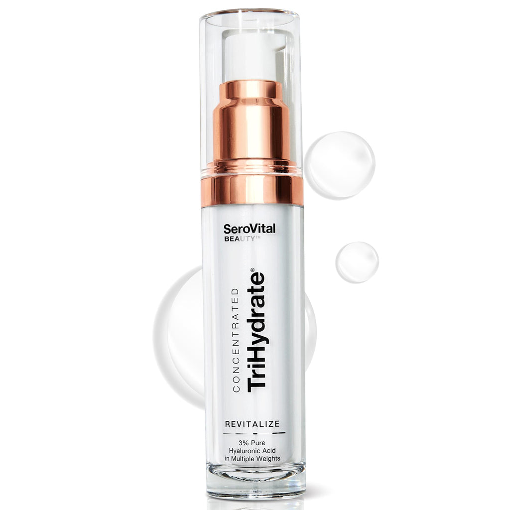 SeroVital TriHydrate – 3% Hyaluronic Acid Serum for Hydration & Firmness